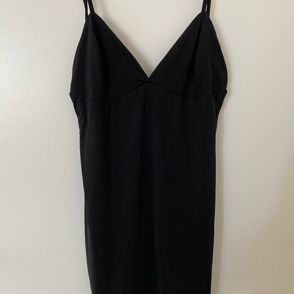Mini slip dress